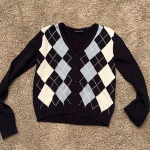 Brandy Melville | Argyle Sweater | OSZ